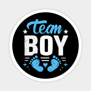 Gender Reveal Baby Shower Team Boy Magnet